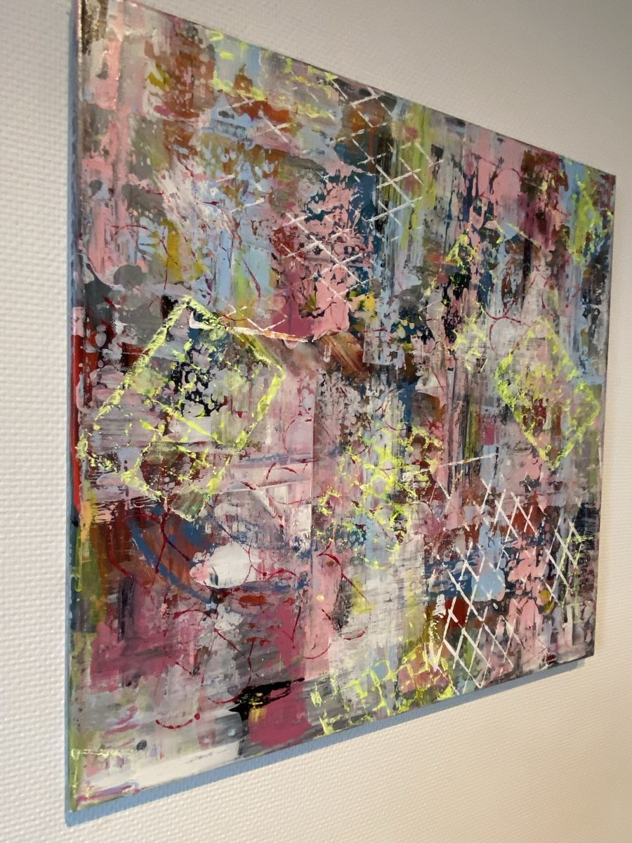 Dipinti: Acrylbild - einzigARTig - 58x58cm – Nuovo e nell'imballaggio originale da Dübendorf venduto da Montclair 1