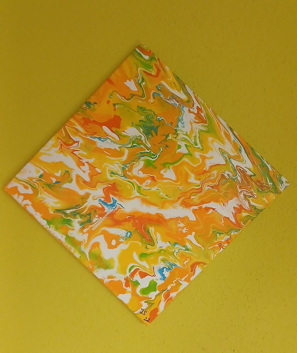 Foto & Immagini: Acrylbild, Handgemalt "Flammende Leidenschaft" – Nuovo (secondo la descrizione) da Udligenswil venduto da Quarz2002 1
