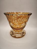 Böhmische Kristallglas Kelch-Vase