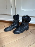 MASSIMO  DUTTI - Leder Stiefelette schwarz 38