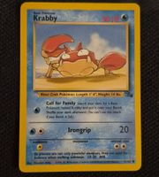 Krabby 51/62 Pokemon FOSSIL 2000 Vintage Retro ENGLISH