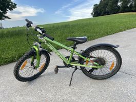 Kinderfahrrad 20 zoll Reifen mit Federung vorne