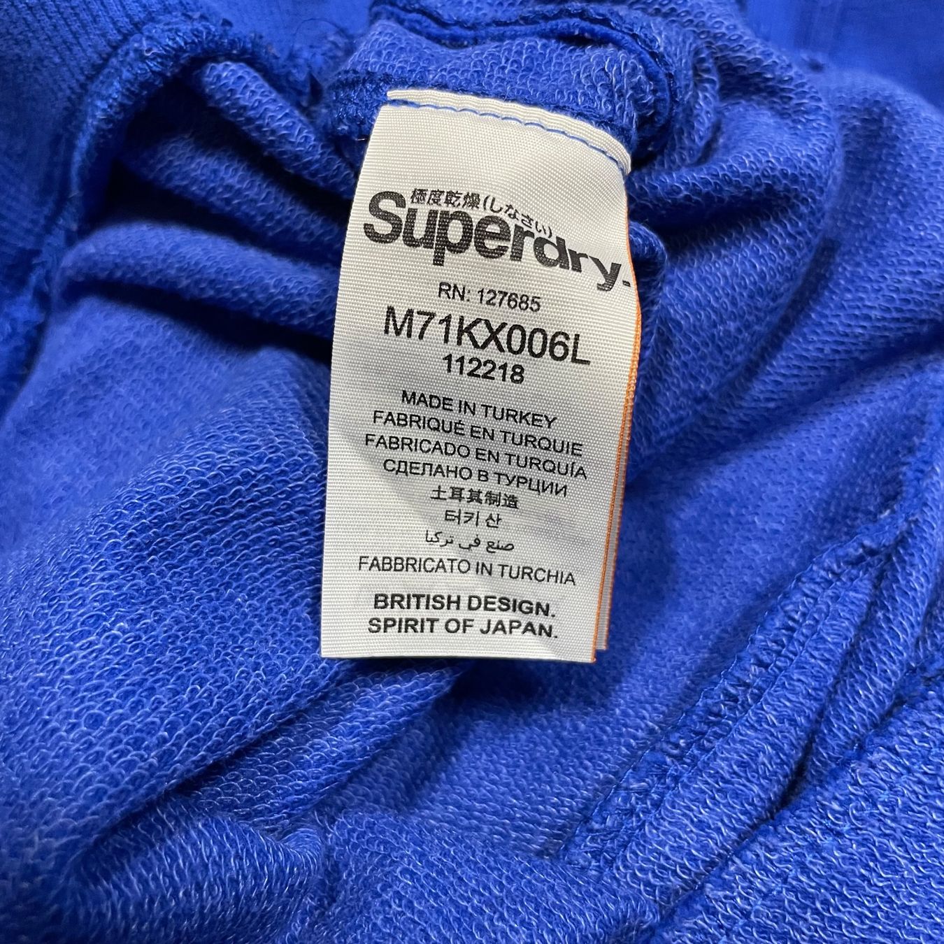 Superdry Pantaloni: Superdry Track & Field Shorts Blau Gr. M Jogging Freizeit – Usato da Bubikon venduto da SwissSecondLife 7