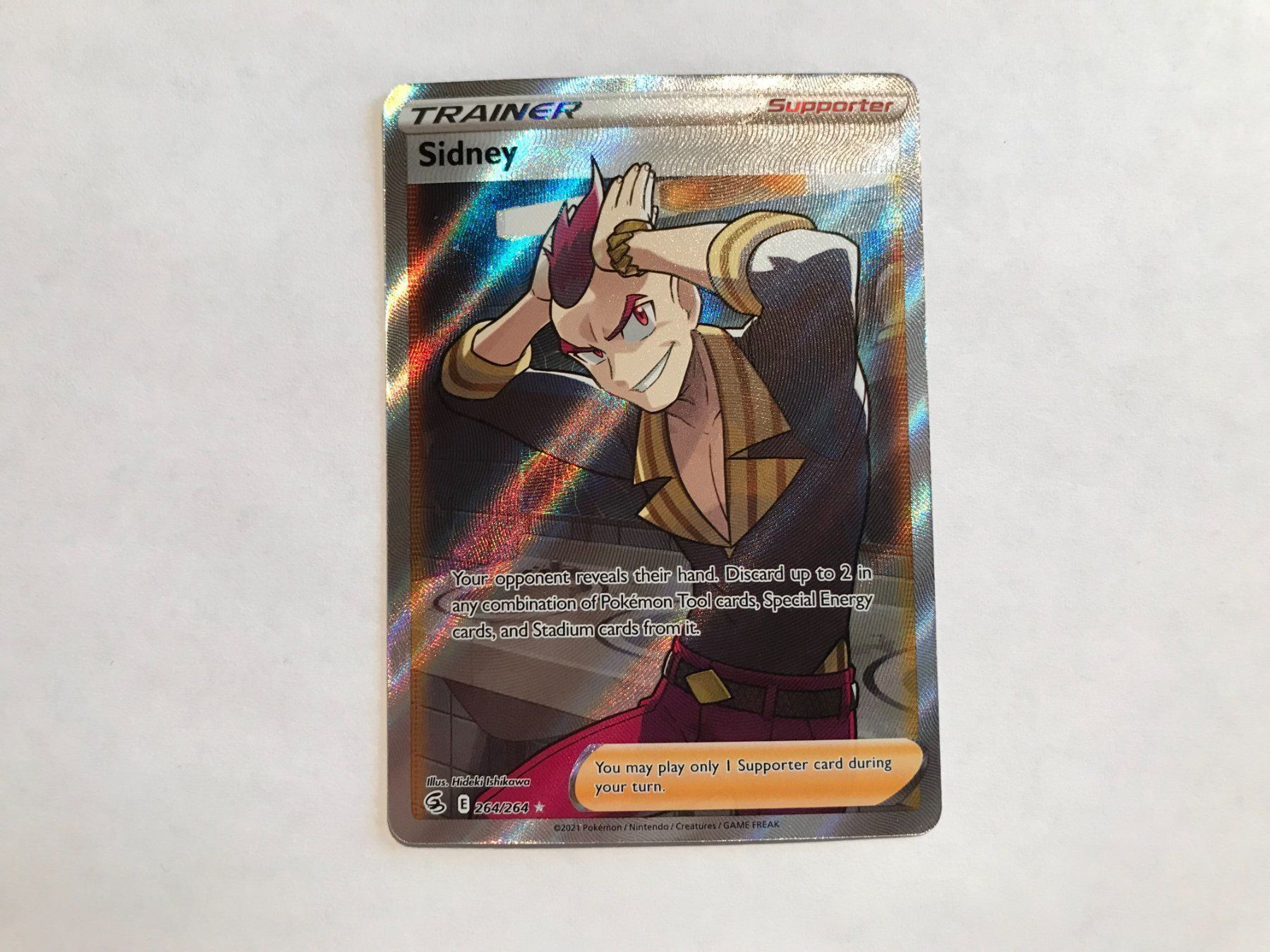 Pokémon Cartes à collectionner: Trainer Sidney FullArt EN – Neuf (Voir description) à Hagendorn par Pokecollectorch 1