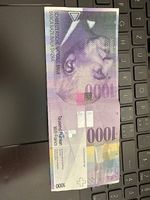 Alte 1000 Franken Banknote
