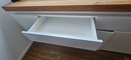 Sideboard mit Eichen-Abdeckung, 2 Schubladen & 4 Türen