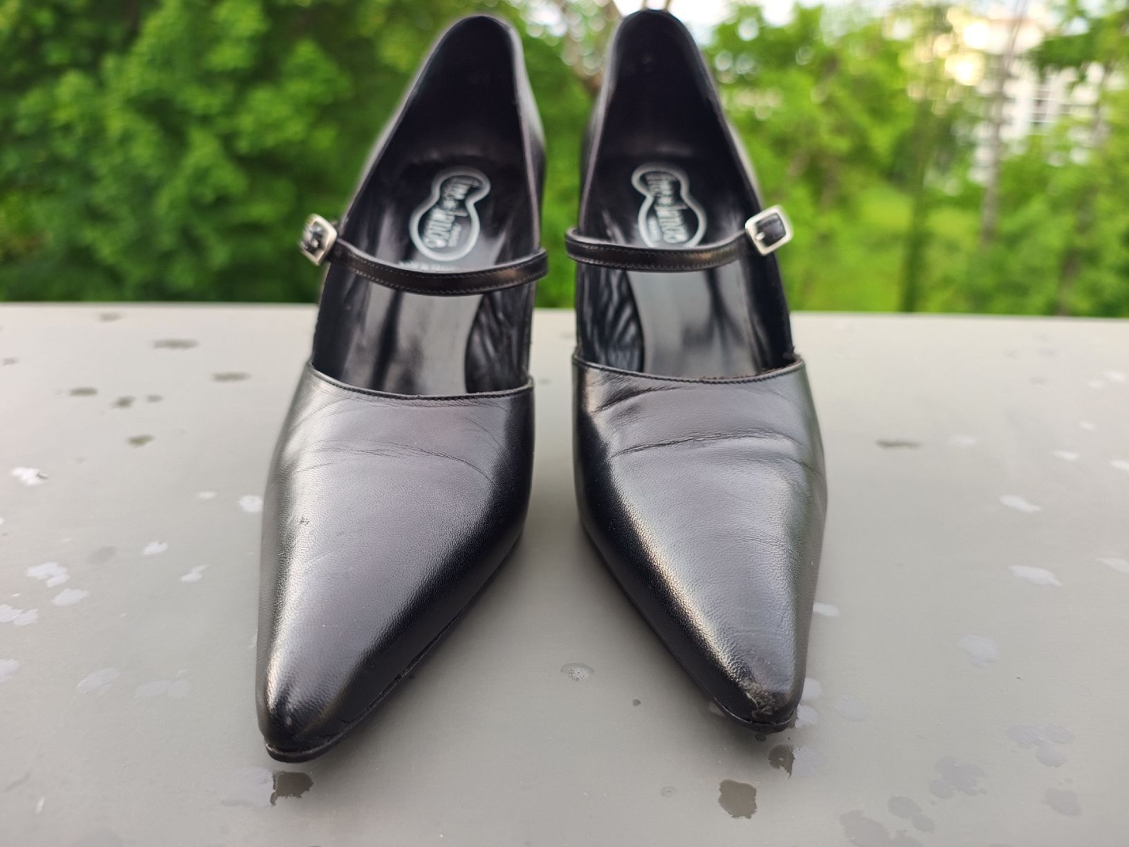 Scarpe da donna: Escarpins bouts pointus cuir noir Free Lance 36,5 – Usato da Genève venduto da Brachiopode 1