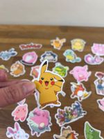 Pokémon-Aufkleber, verschiedene Aufkleber, 44 Stück