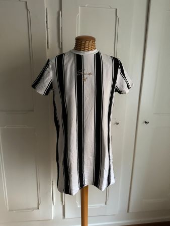 SIKSILK - Longshirt schwarz-weiss gestreift 36