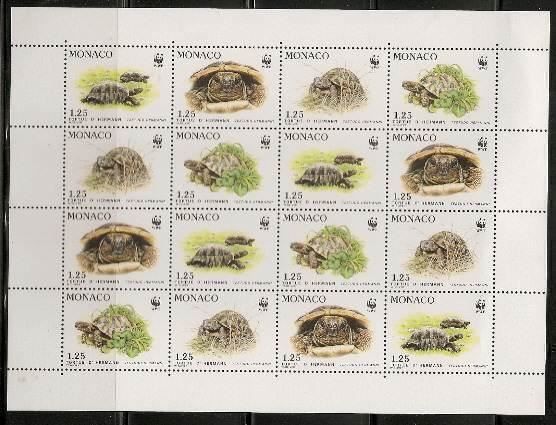 Alle Briefmarken: Monaco WWF Schildkröten Tortues – Neu (gemäss Beschreibung) aus Lausanne von Whorvath
