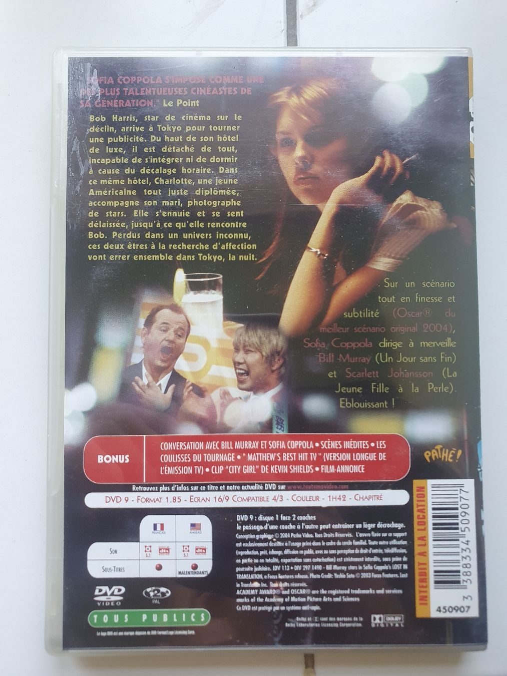 Alle DVDs: DVD Lost in Translation - Sofia Coppola - Bill Murray  – Gebraucht aus Etoy von Samuel-DVD-profi 2