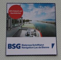 BSG Bielersee Schiffahrt Gutschein 20% Rabatt bis 31.12.2026