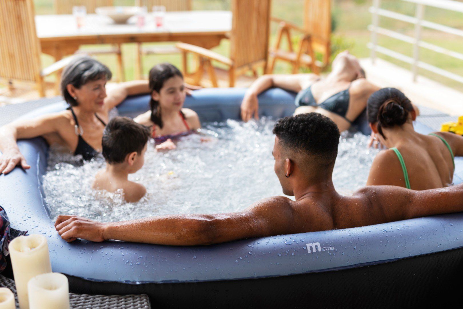Whirlpool: MSpa Whirlpool Tekapo, 185x185x68cm – Nuovo e nell'imballaggio originale da St. Marein venduto da trade-line-partner 1