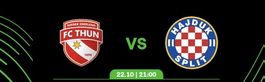 🚨2 Tickets Kat. 1🚨 Fc Thun - HNK HAJDUK SPLIT