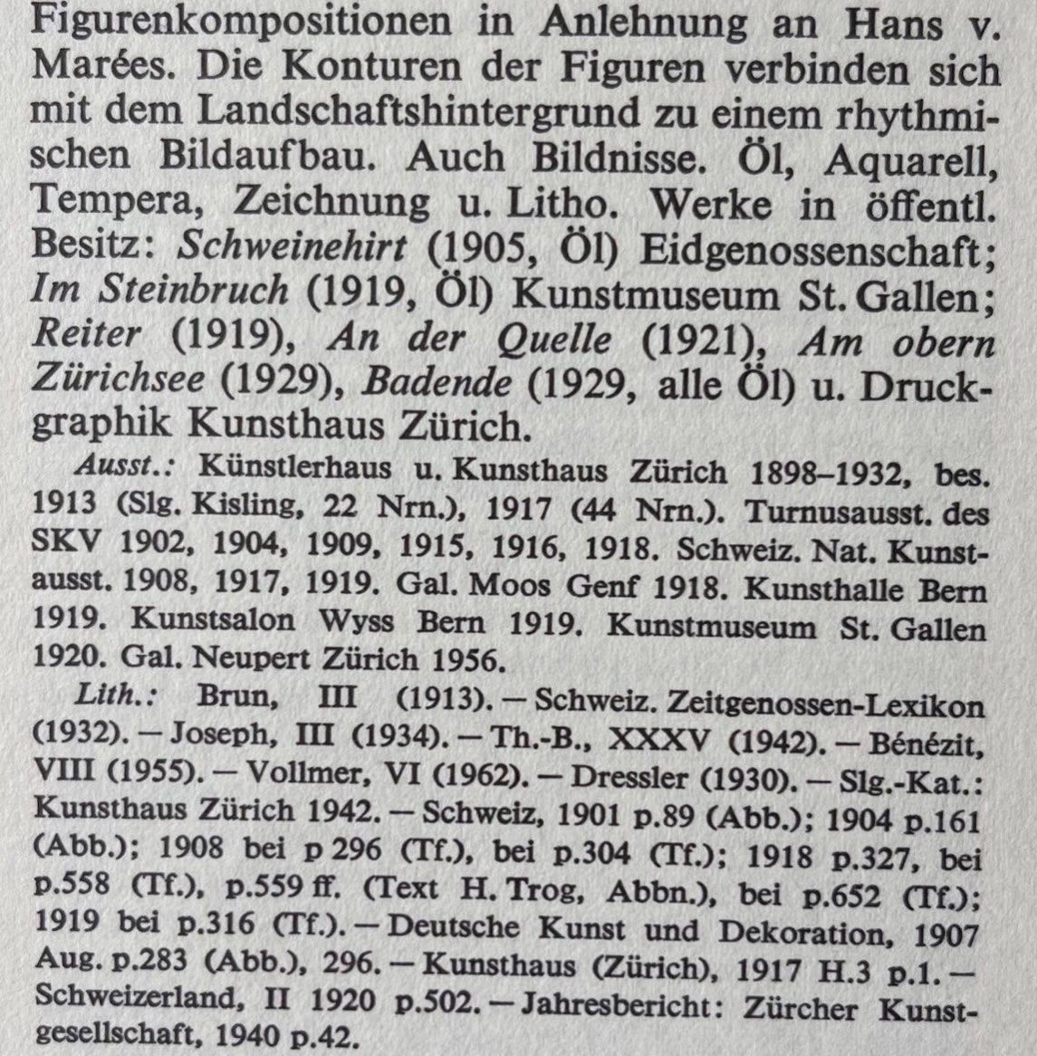 Dipinti: Emil Weber (1872-1945) – Usato da Grosshöchstetten venduto da Perle1951 5