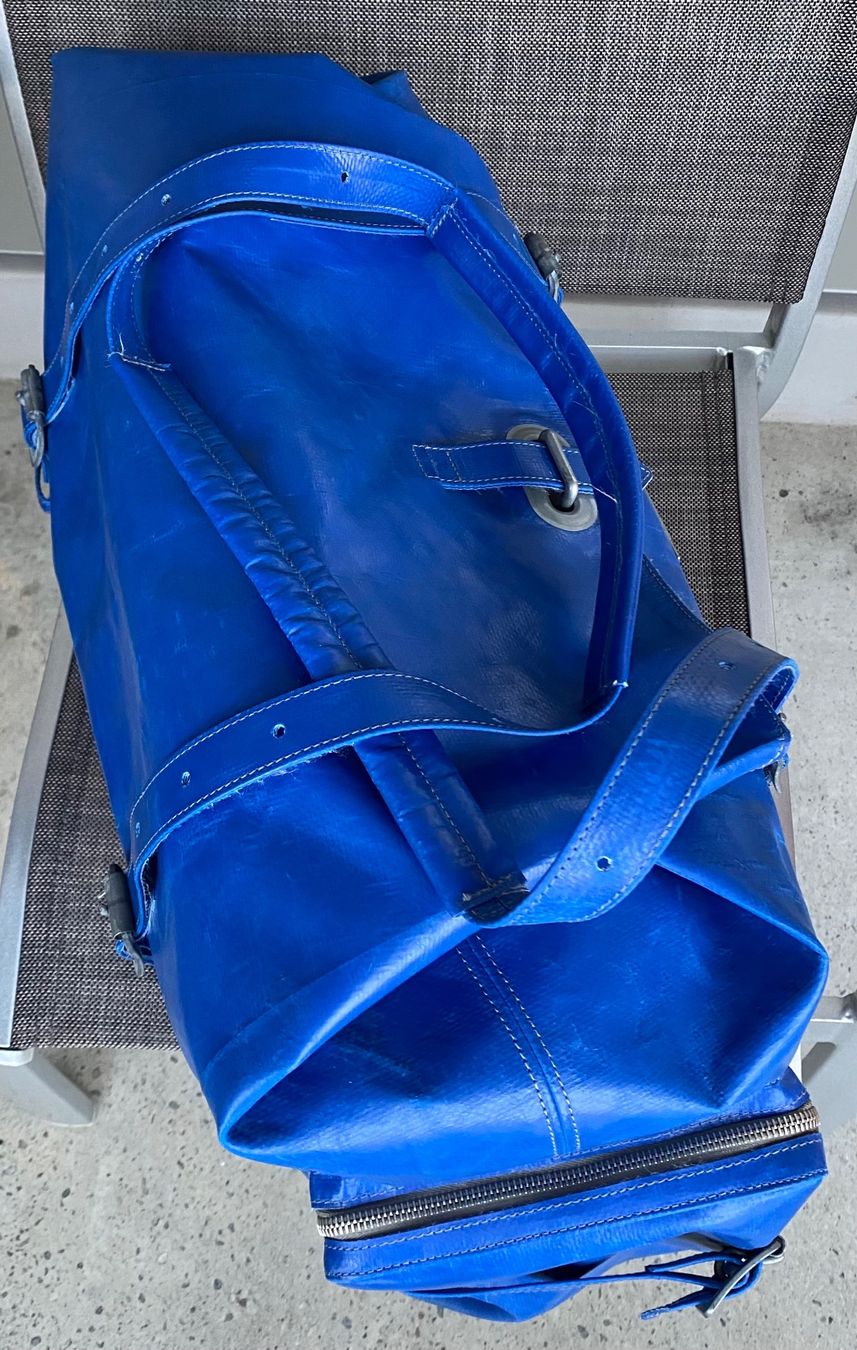 Freitag Borse: Freitag Reference R516 Hilten Weekender-Tasche - blau – Usato da Bern venduto da Mimmo00 4