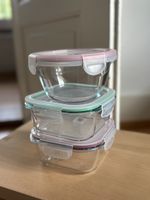 3 Vorratsbehälter aus Glas