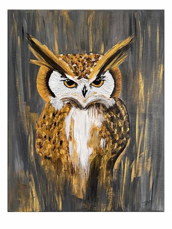 Gemälde: Acrylbild: Der goldene Blick – Neu (gemäss Beschreibung) aus Safenwil von KOlorwork_Studio 4
