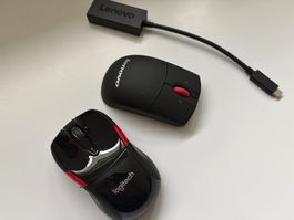 Lenovo Maus , Lenovo VGA Adapter zu USB C Versand möglich