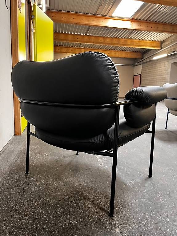 Poltrone: BOLLO Sessel Leder schwarz von Fogia – Usato da Seengen venduto da Giho 1