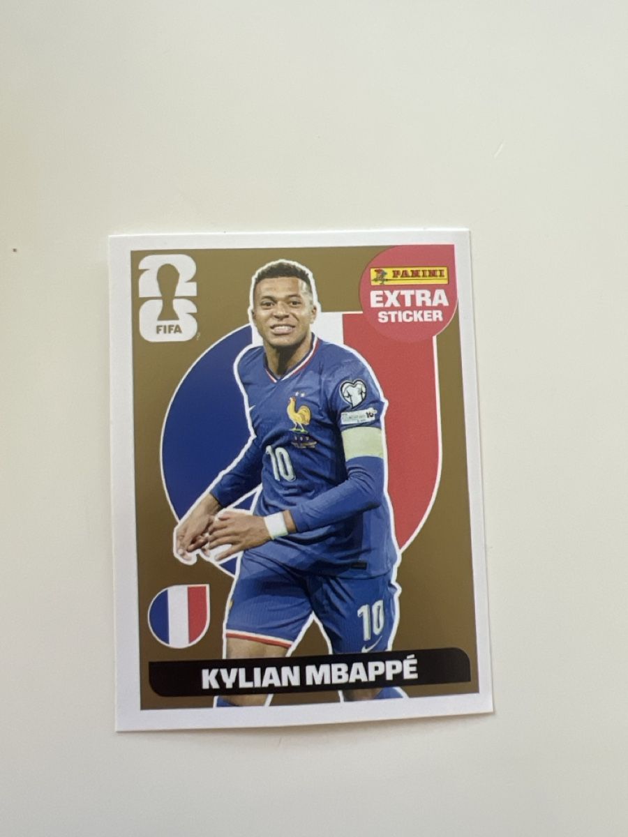 Panini Cartes à collectionner: Extra stickers gold mbappe – Neuf (Voir description) à Vauffelin par lia_957c
