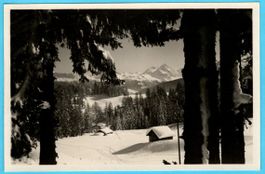 Montana mit Weisshorn Winter 1925