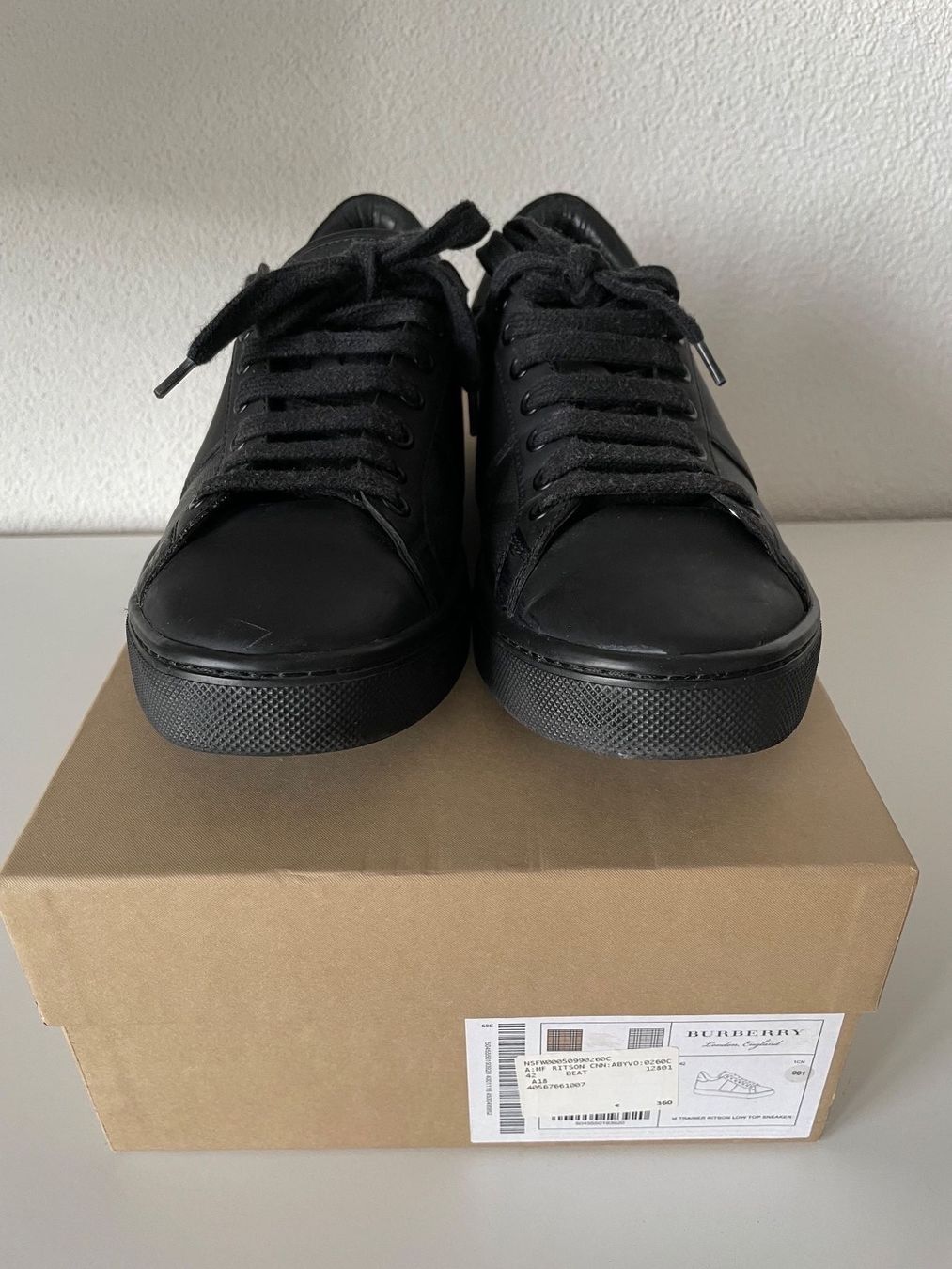 Burberry Herrenschuhe: Burberry Sneaker Schwarz – Neu (gemäss Beschreibung) aus Lengnau AG von AJ2001 1