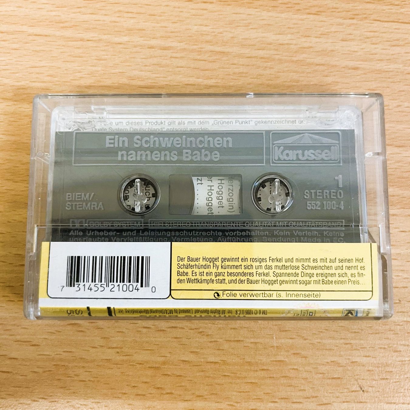 Musicassette: MC - Ein Schweinchen namens Babe – Usato da Amlikon-Bissegg venduto da allerlei-versand 2