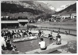 Leukerbad, Das Thermalbad im Jahre 1953
