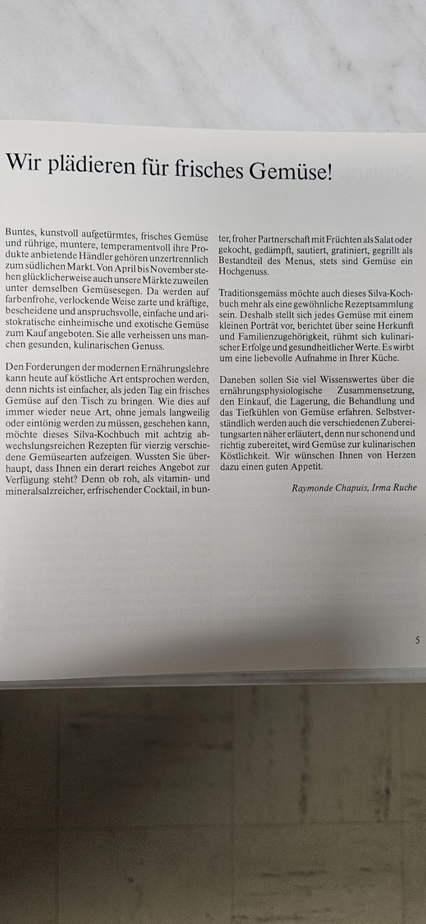 Libri: Silva-Gemüsekochbuch, Irma Rüche – Usato da Neftenbach venduto da Ricka1 1