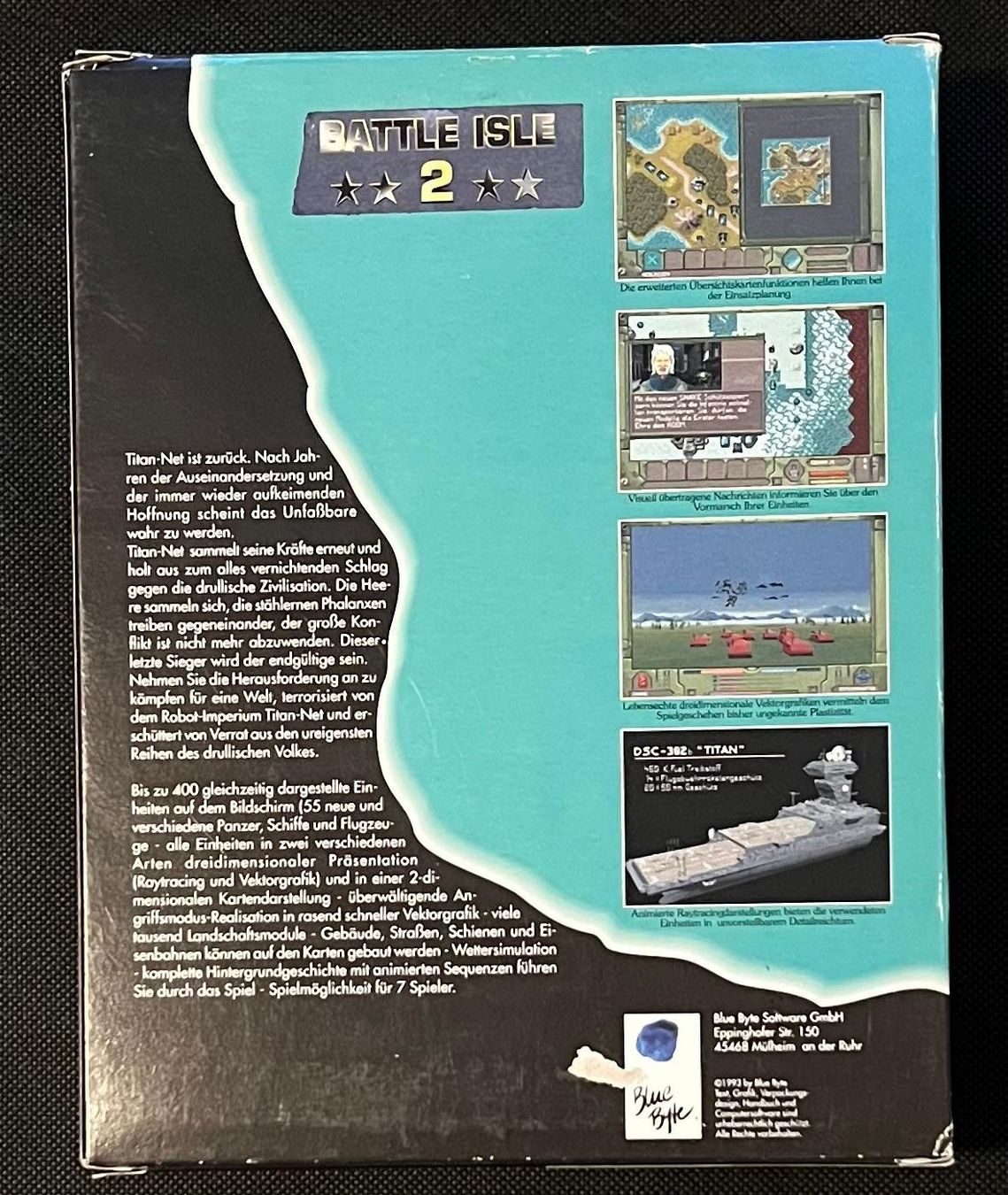 Giochi: PC Big Box Spiel Battle Isle 2 – Usato da Schachen LU venduto da retrogamer 1
