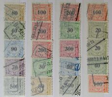 SWITZERLAND: Lot des timbres ferroviaires, O
