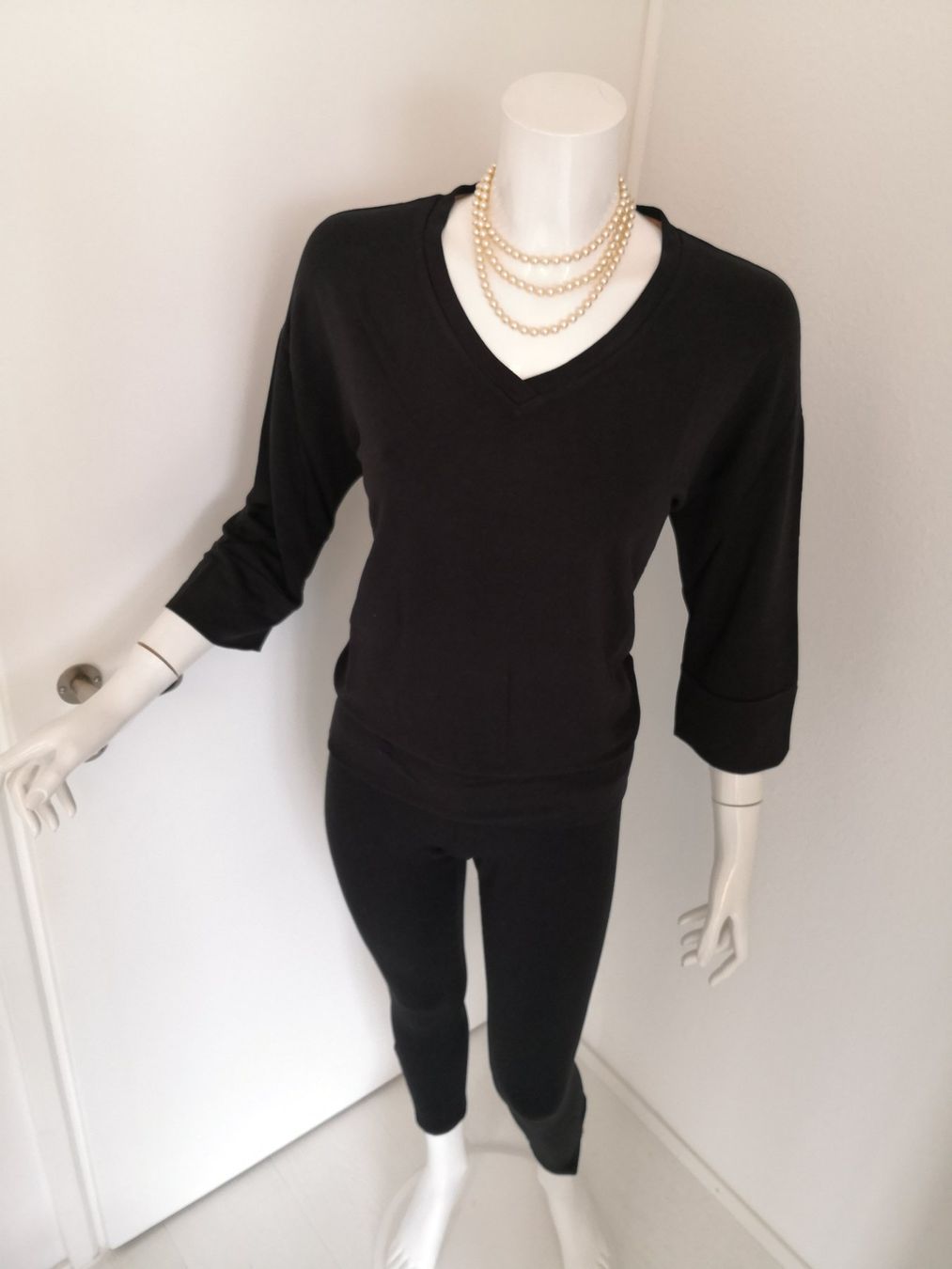 Maglioni & Felpe: 🤩STREET ONE V-PULLOVER SCHWARZ – Usato da Olten venduto da Naja-Twins-Twins 6