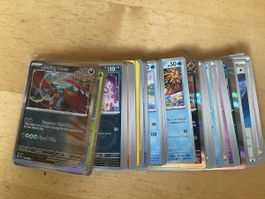 50 Pokemon Sammelkarten, deutsch, englisch japanisch