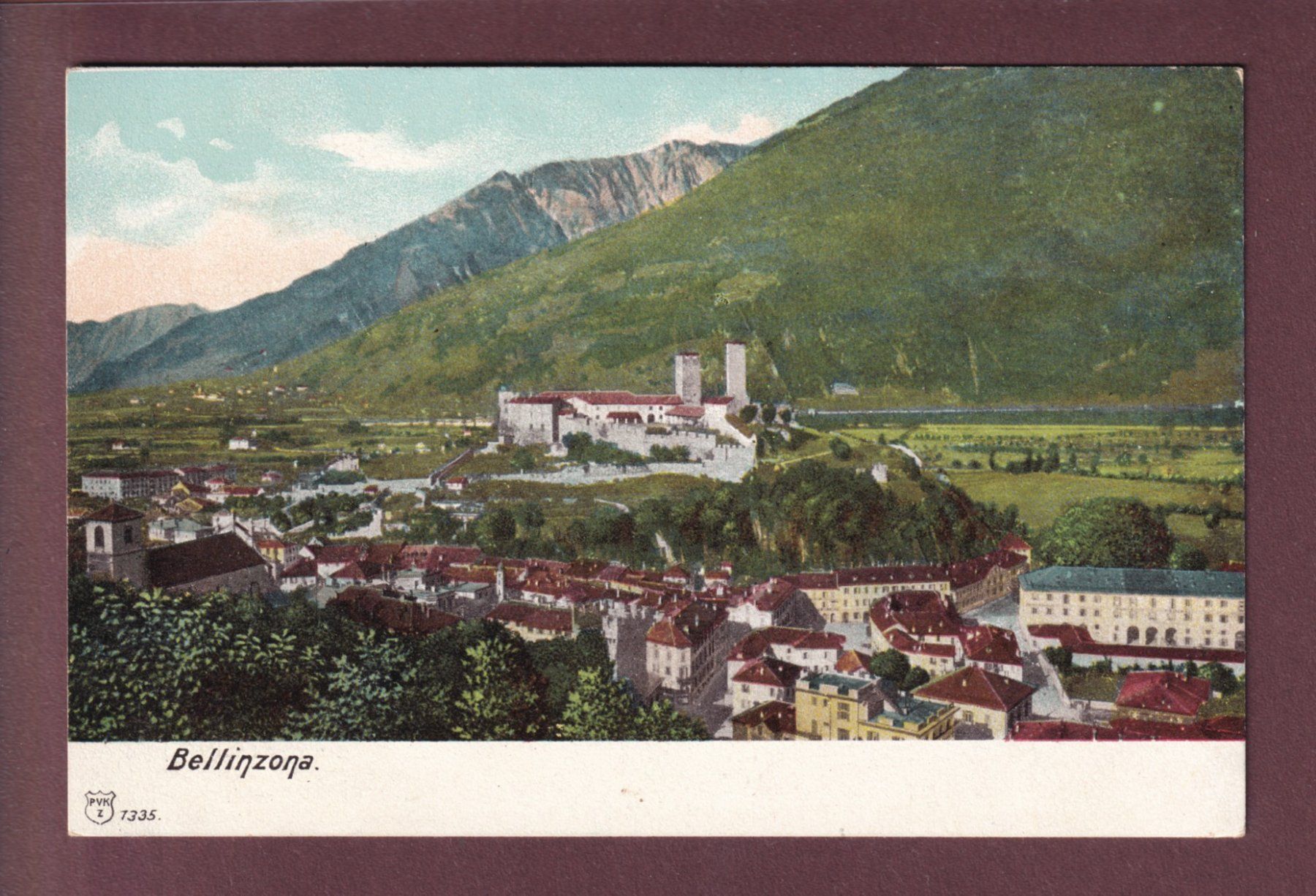 Ansichtskarten: BELLINZONA – Gebraucht aus Pully von nicecards