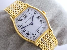 CARTIER PARIS TORTUE 18K HANDAUFZUG LUXUS HERRENUHR