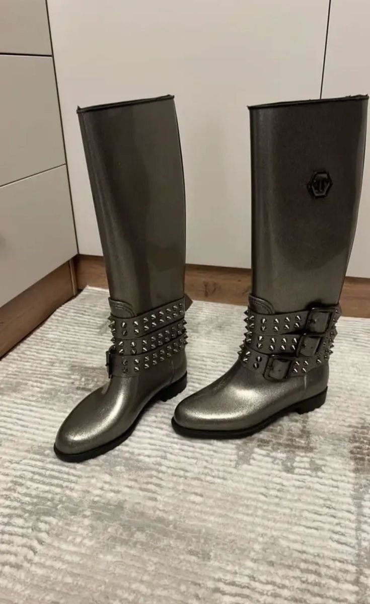 Philipp Plein Chaussures hommes: Philipp Plein Rainboots – D'occasion à Zollikon par bay_k26p 1