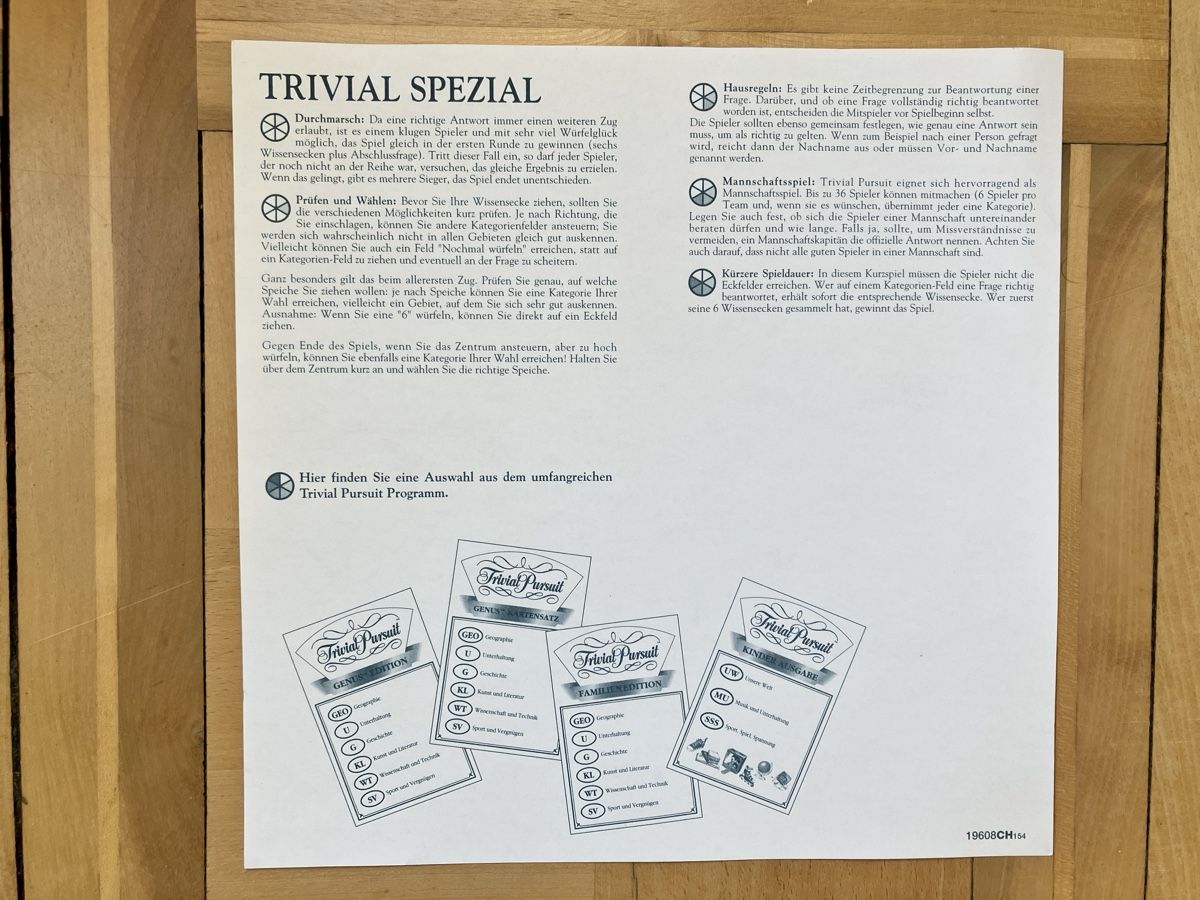 Hasbro Giochi: Trivial Pursuit Genus Edition "Schweiz" – Usato da Zürich venduto da kriszardo 4