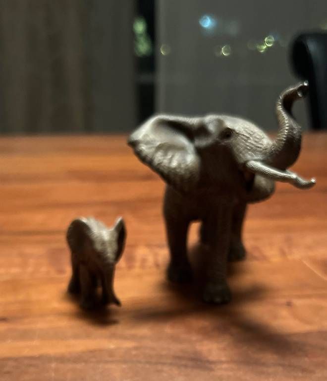 Statuette: Schleich Elephant mit Baby – Usato da Uster venduto da cut_7g79