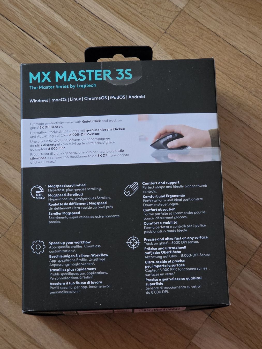 Logitech Mouse: Logitech MX Master 3S Maus: neu und originalverpackt – Nuovo e nell'imballaggio originale da Aesch BL venduto da immon 1