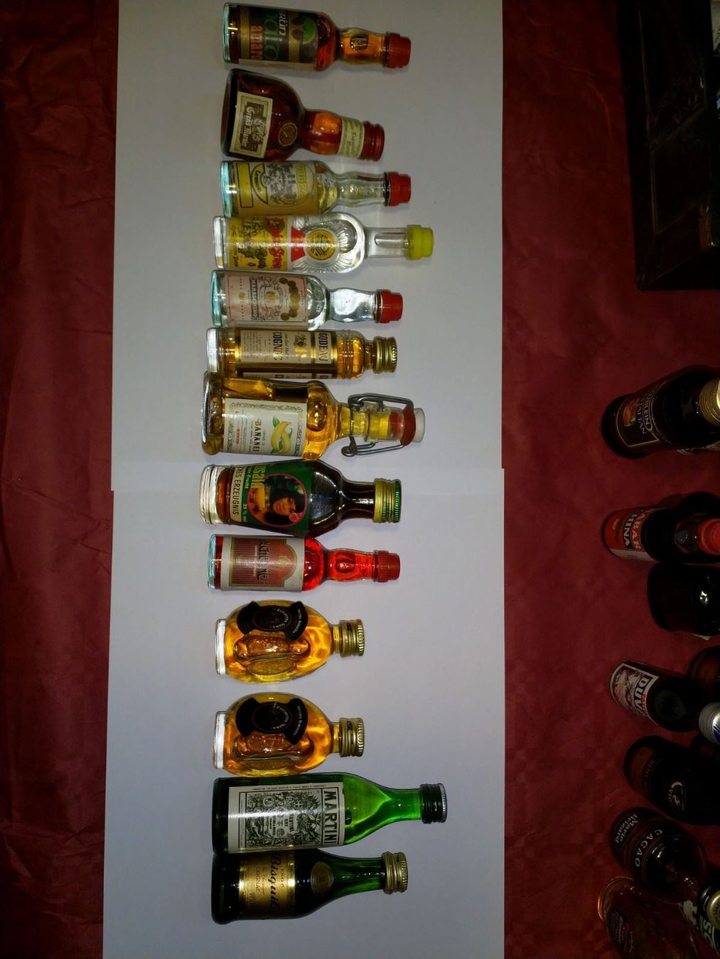 Bevande alcoliche: Collection de 48 Mini Bouteilles avec coffret bois – Nuovo e nell'imballaggio originale da Grand Lancy venduto da ampoule 1