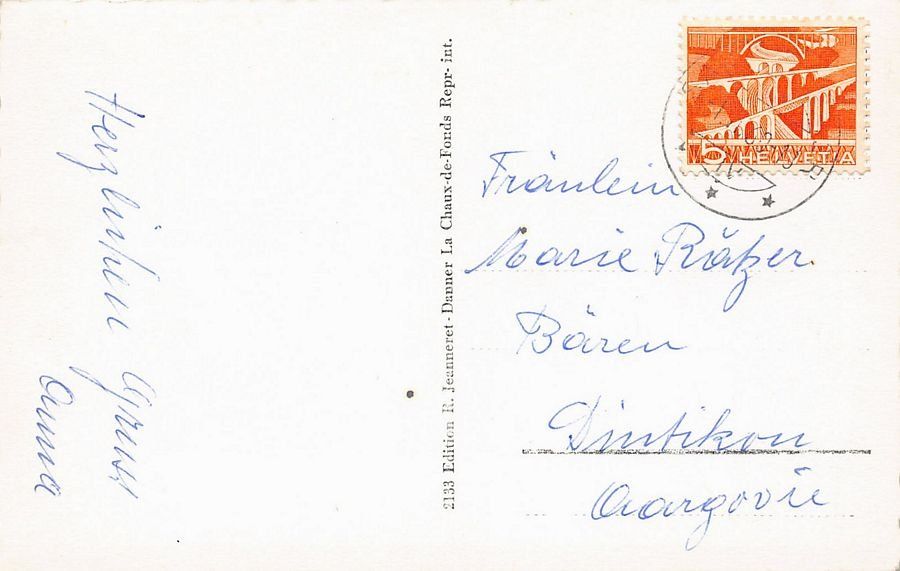 Cartoline postali: Saignelégier, circulée 1960 – Usato da Frauenfeld venduto da POML 1