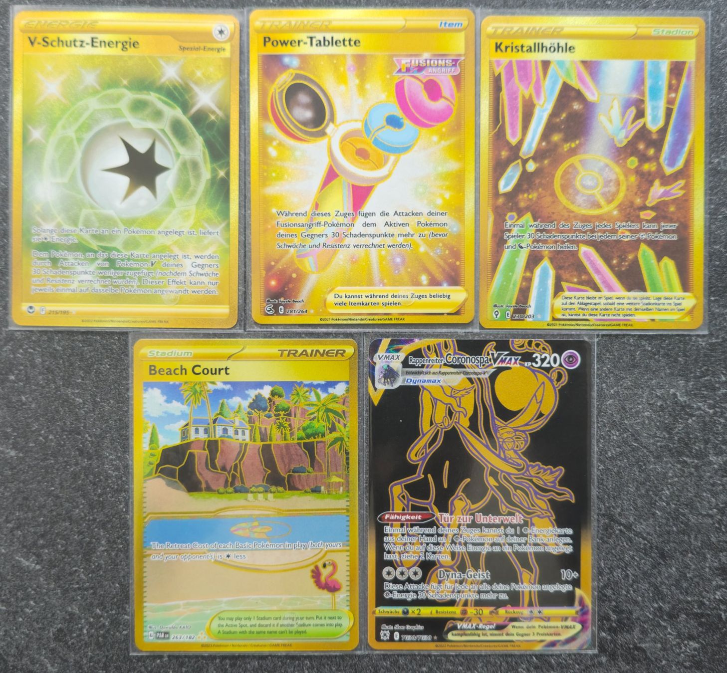 Pokémon Carte collezionabili: 5xPokemon-Gold-Karten – Nuovo (secondo la descrizione) da Zürich venduto da Enver90