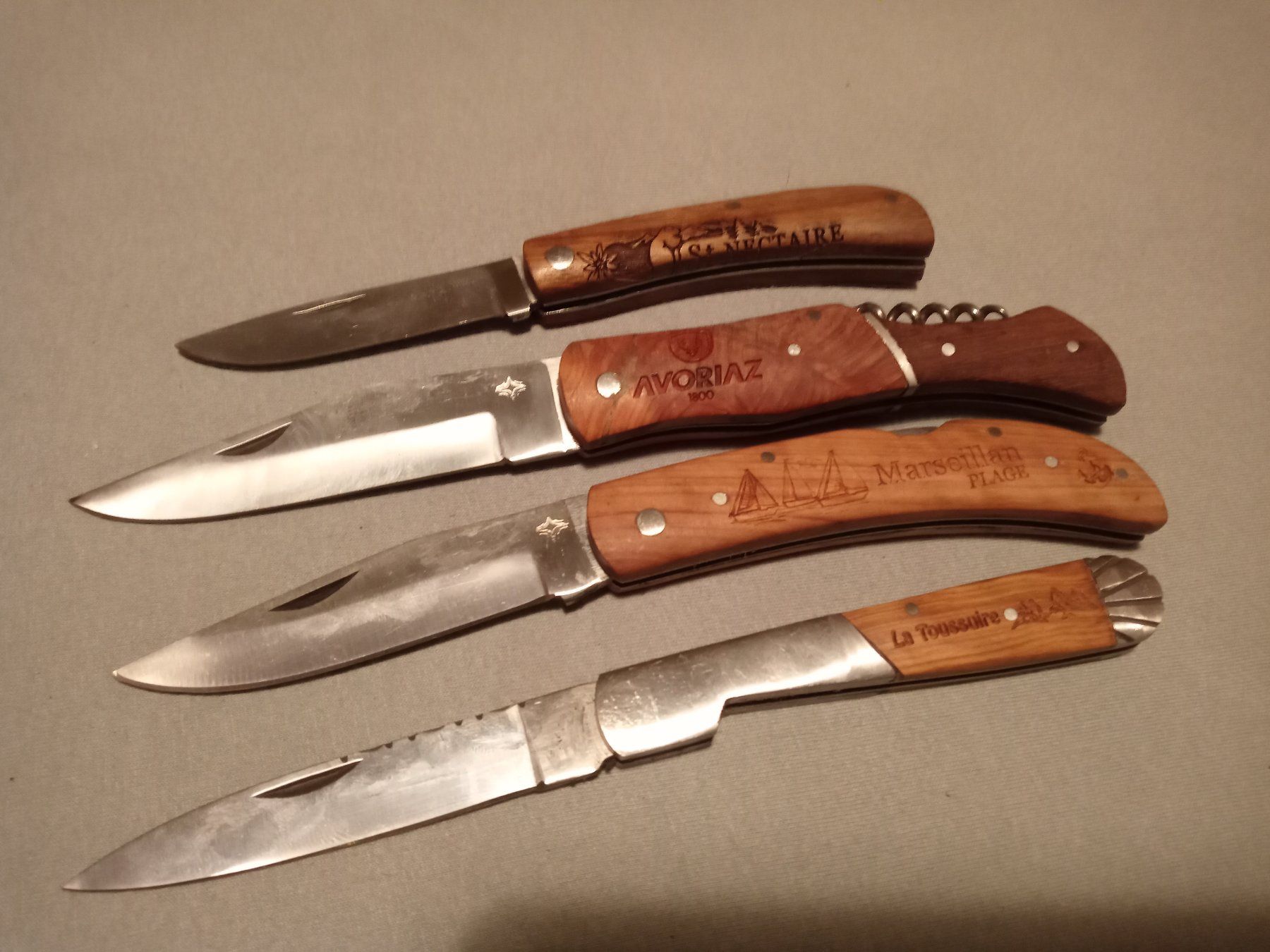 Coltelli tascabile: 4x Sackmesser Taschenmesser Hackenmesser Couteau – Usato da Prez-vers-Siviriez venduto da Monija70 3