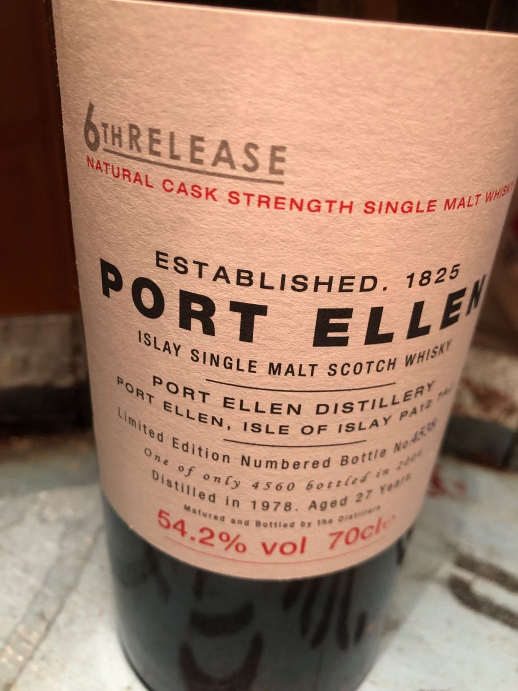 Port Ellen Bevande alcoliche: Port Ellen 6 th Release 1978 – Nuovo e nell'imballaggio originale da Aarwangen venduto da concorde58 1