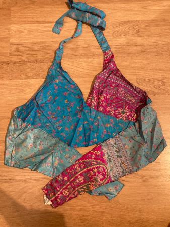 Wickel Top Damen Seide S NEU