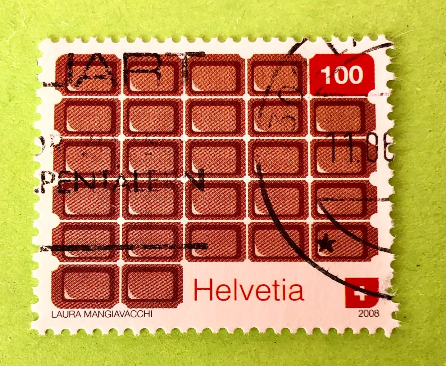Tutti i francobolli: Nr.1285 Schokolade GESTEMPELT   – Usato da Aarau venduto da Billa007