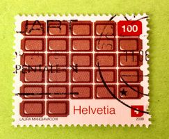 Nr.1285 Schokolade GESTEMPELT  