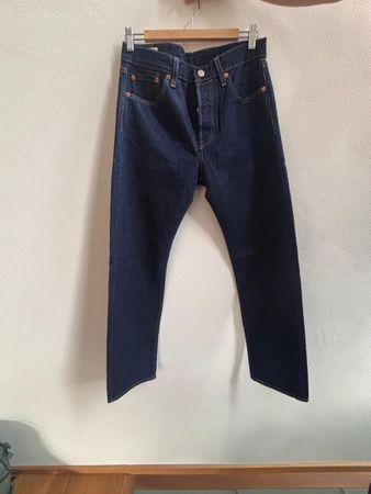 Levi's 501 Jeans Grösse W30 L32 dunkelblau neu