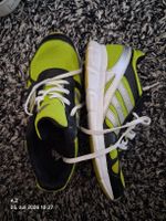Adidas Laufschuhe GR 38 2/3 Neongrün Schwarz guter Zustand